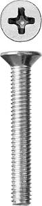 ЗУБР DIN 965, кл. пр. 4.8, M3 х 20 мм, цинк, 5 кг, винт с потайной головкой (303110-03-020)