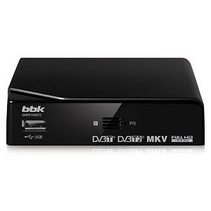 Ресивер DVB-T2 BBK SMP015HDT2 черный