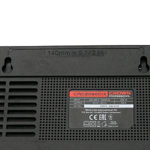 Зарядное устройство (250 Вт; 9.6 А) Crown CAC209001X