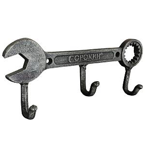 Вешалка ключ с тремя крюками Сорокин 50.5