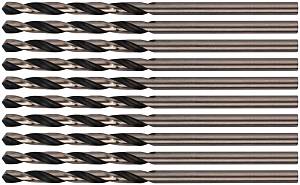 Сверла по металлу HSS черненые 2,5x57 мм (10 шт.) FIT