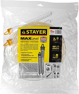 STAYER 15 м, d 6 мм, гидроуровень (3486-06-15) STAYER 15 м, d 6 мм, гидроуровень (3486-06-15)