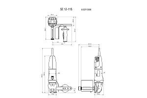 SE 12-115 Set Щеточный шлифователь Metabo