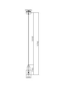 Подвесной светильник Freya FR4006PL-01BS