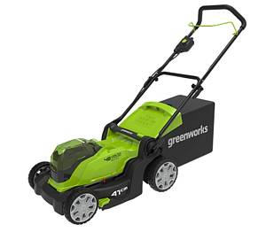 Газонокосилка аккумуляторная Greenworks G24X2LM41, 2*24V (48), 41 см, без АКБ и ЗУ