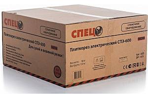 Плиткорез электрический СПЕЦ СПЭ-600 600Вт, 2950Об/мин, диск 180*2,2*22,2мм, кейс Плиткорез электрический СПЕЦ СПЭ-600 600Вт, 2950Об/мин, диск 180*2,2*22,2мм, кейс