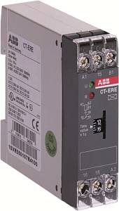 Реле времени ABB CT-ERE (задержка на включ.) 24В AC/DC, 220-240В AC (временной диапазон 0.3..30мин.) 1ПК	1SVR550107R5100