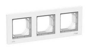 ATLASDESIGN AQUA 3-постовая Рамка IP44, БЕЛЫЙ Schneider Electric ATN440102