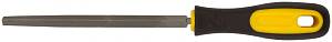 Напильник, прорезиненная ручка, трехгранный 150 мм FIT