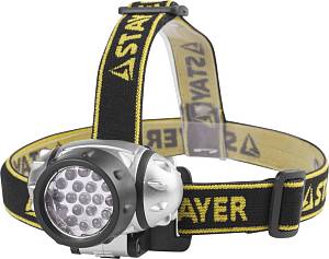 STAYER TOPLight, 19 LED, 3 AAA, налобный фонарь (56570)