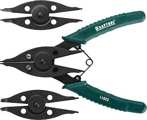 KRAFTOOL Universal 6-in-1, внешний/внутренний, съемник стопорных колец (22811) KRAFTOOL Universal 6-in-1, внешний/внутренний, съемник стопорных колец (22811)
