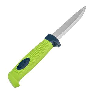 Нож универсальный с чехлом, обрезиненная рукоятка, 220 мм, лезвие 100 мм Сибртех