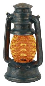 SL-RSN23-LANT-OR ЭРА Садовый светильник на солнечной батарее, полистоун, пластик, оранжевый, 21,3 см