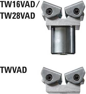 TW16VAD Vario Подставка адаптируемая для зажимных элементов для сварочных столов, Ø 16 мм, 45 мм, исполнение: с болтами BESSEY