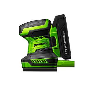 Плоскошлифовальная машина аккумуляторная Greenworks G24SS14, 24 В, без АКБ и ЗУ Плоскошлифовальная машина аккумуляторная Greenworks G24SS14, 24 В, без АКБ и ЗУ