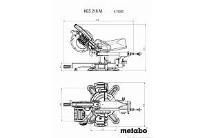 KGS 216 M Торцовочная пила Metabo (619260180)