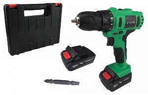 Дрель аккумуляторная Zitrek Greenpower 12-Li (12В, Li-ion аккумулятор 2шт, ЗУ, кейс, бита) 063-4074 Дрель аккумуляторная Zitrek Greenpower 12-Li (12В, Li-ion аккумулятор 2шт, ЗУ, кейс, бита) 063-4074