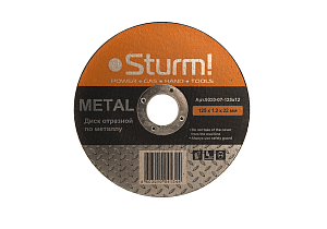 Отрезной диск по металлу Sturm! 9020-07-125x10 Отрезной диск по металлу Sturm! 9020-07-125x10