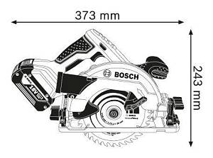 Циркулярная пила (дисковая) Bosch GKS 18V-57 G 18Вт (ручная)