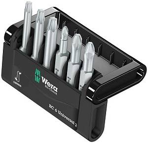 Bit-Check 6 Universal 2 набор бит торсионных, 6 пр., 1/4" E6.3 WERA Bit-Check 6 Universal 2 набор бит торсионных, 6 пр., 1/4" E6.3 WERA