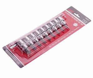 Набор бит-головок 1/2" TORX T20-T60 9 предметов JTC Набор бит-головок 1/2" TORX T20-T60 9 предметов JTC