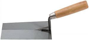 Кельма отделочная, инструментальная сталь, деревянная ручка 160 мм MOS