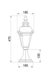 Ландшафтный светильник Outdoor O029FL-01BZ