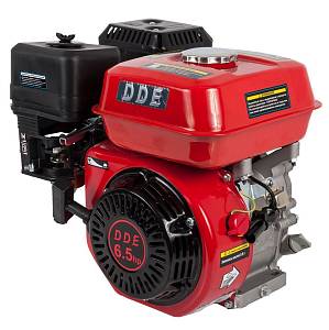 Двигатель бензиновый 4-х тактный DDE 168FB-Q19 (19.05мм, 6.5л.с., 196 куб.см.,фильтр-картридж, датчик уровня масла)